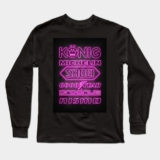 Neon Car Sponsors Long Sleeve T-Shirt